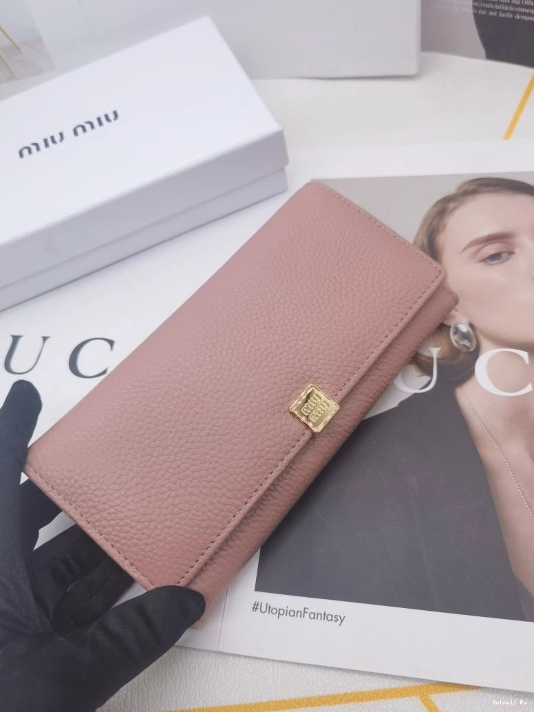 MoistureWicking Miu Purse Miu 85851 Wallets 0727